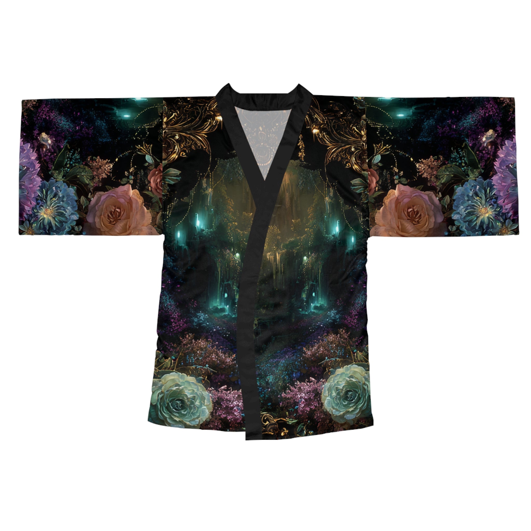 Midnight Reverie Luxe Kimono