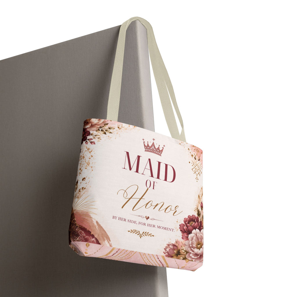 Maid or Matron of Honor Floral Tote Bag | Wedding Thank You Gift