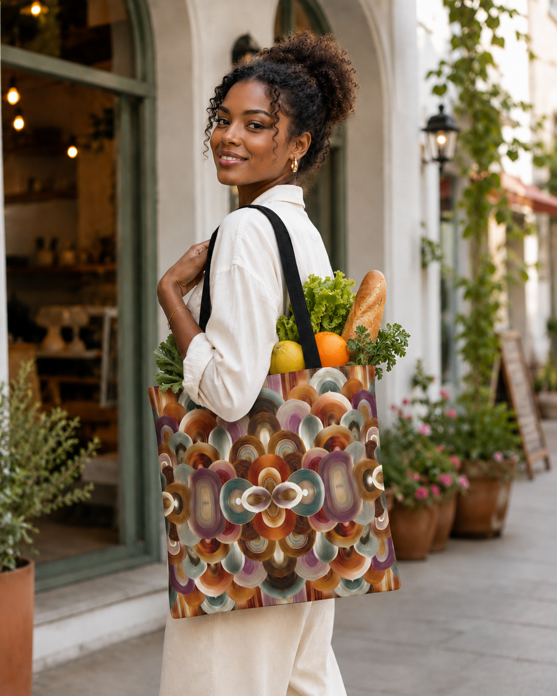 Echo Bloom Tote Bag