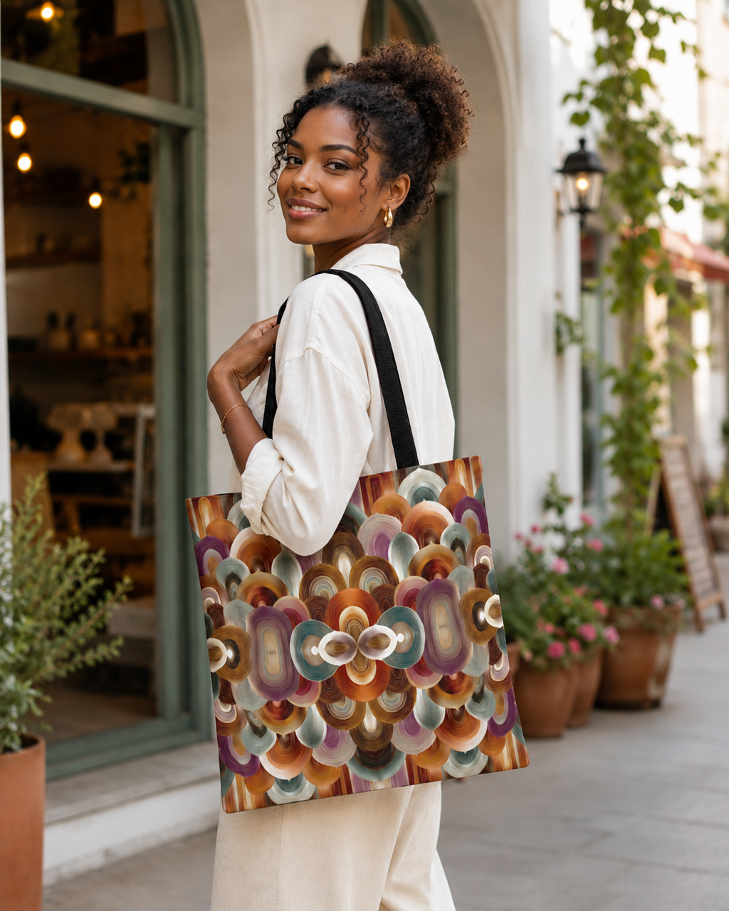 Echo Bloom Tote Bag