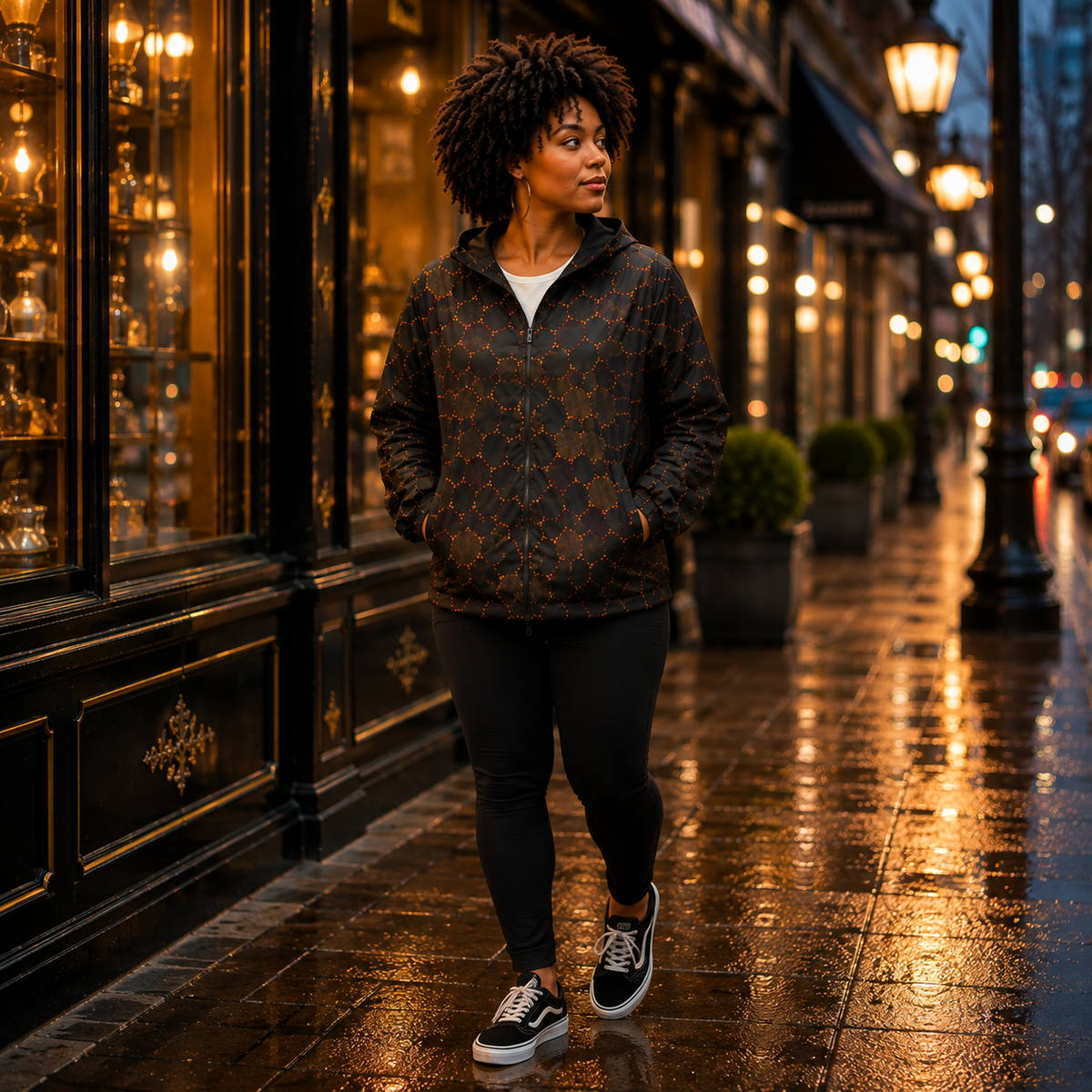 Gilded Legacy Windbreaker