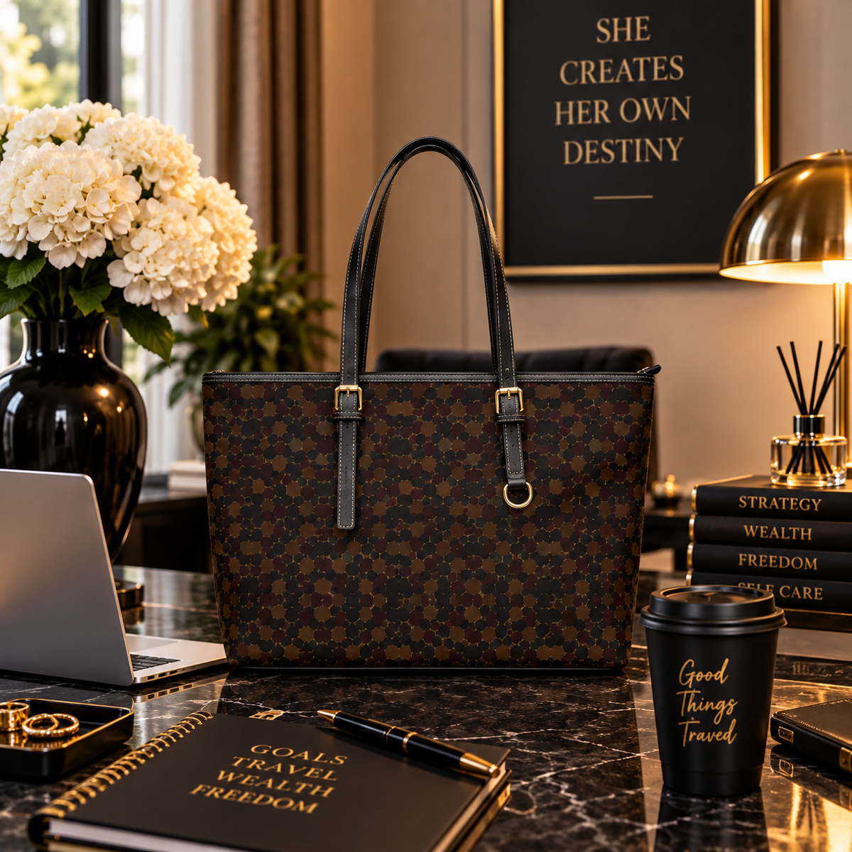 Gilded Legacy Shoulder Bag