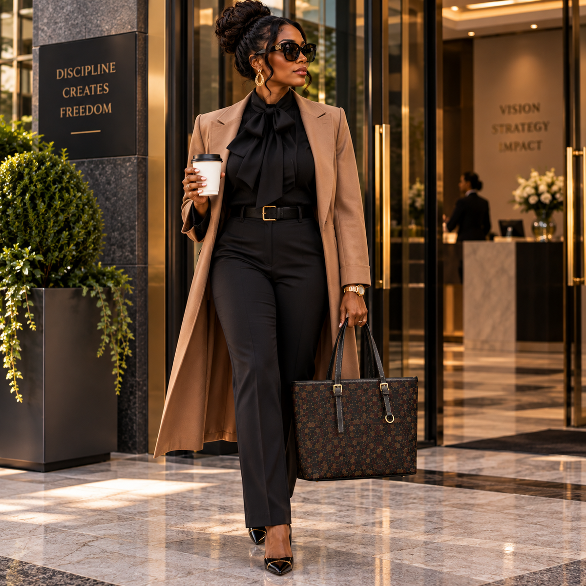 Gilded Legacy Shoulder Bag