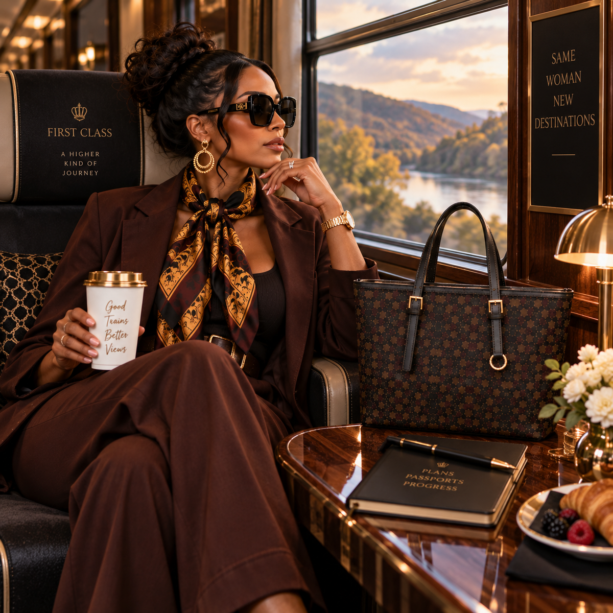 Gilded Legacy Shoulder Bag