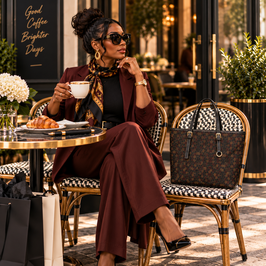 Gilded Legacy Shoulder Bag