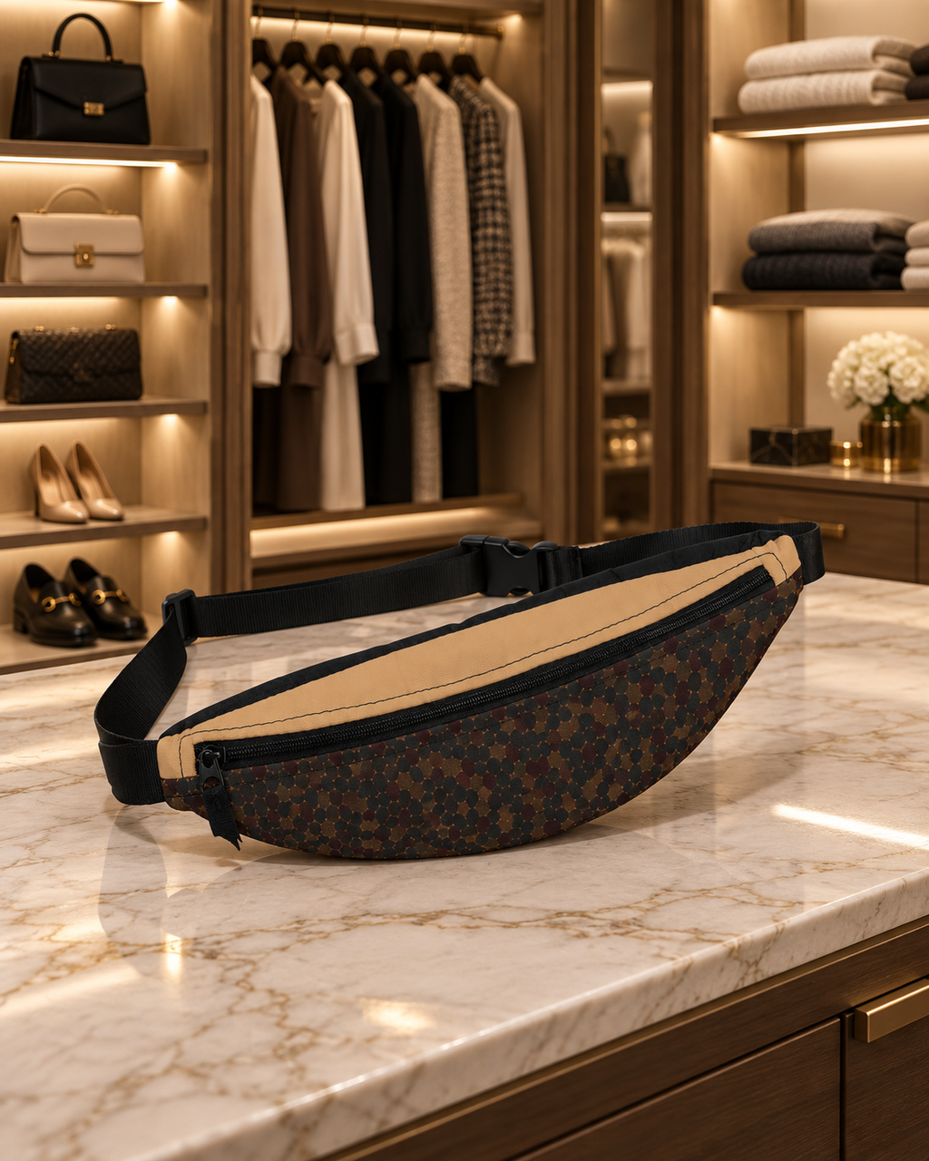Gilded Legacy Crossbody Sling Bag