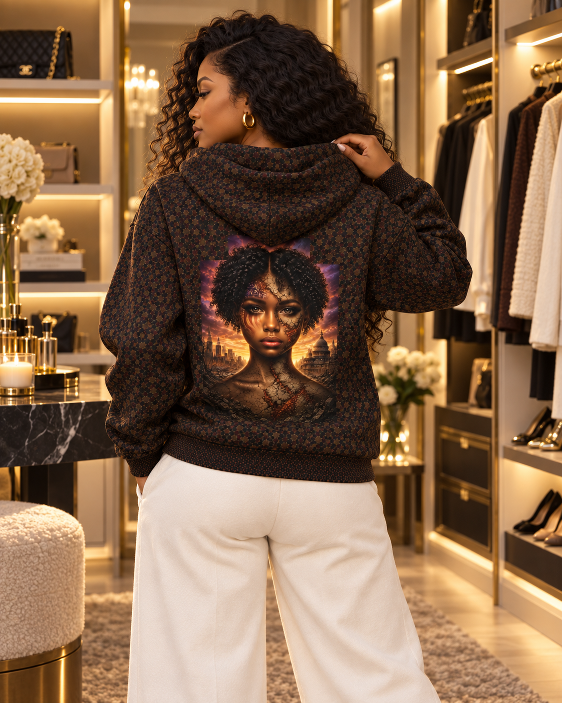 Gilded Legacy Zipped Hoodie