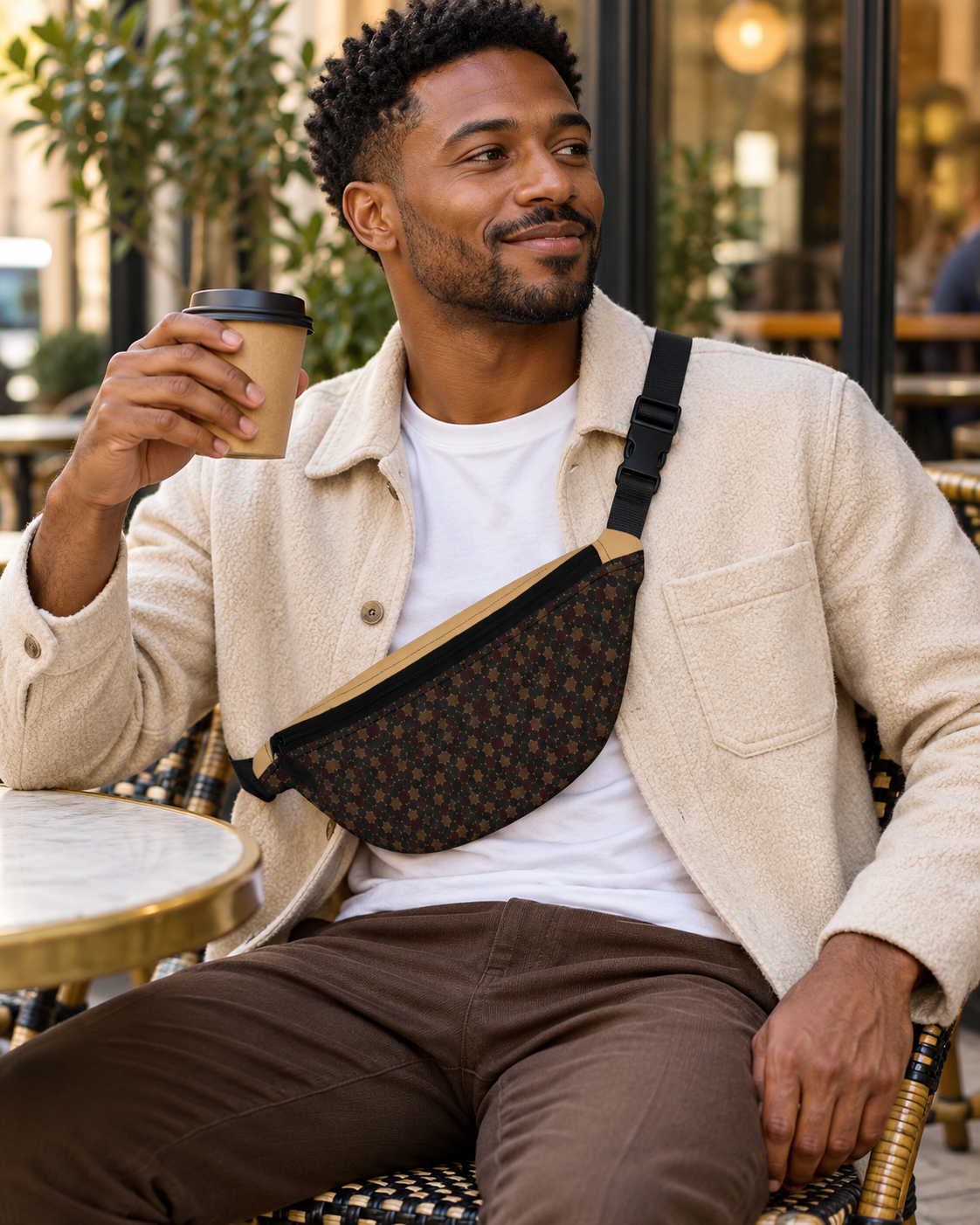 Gilded Legacy Crossbody Sling Bag