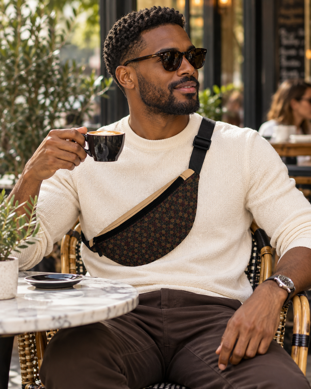 Gilded Legacy Crossbody Sling Bag