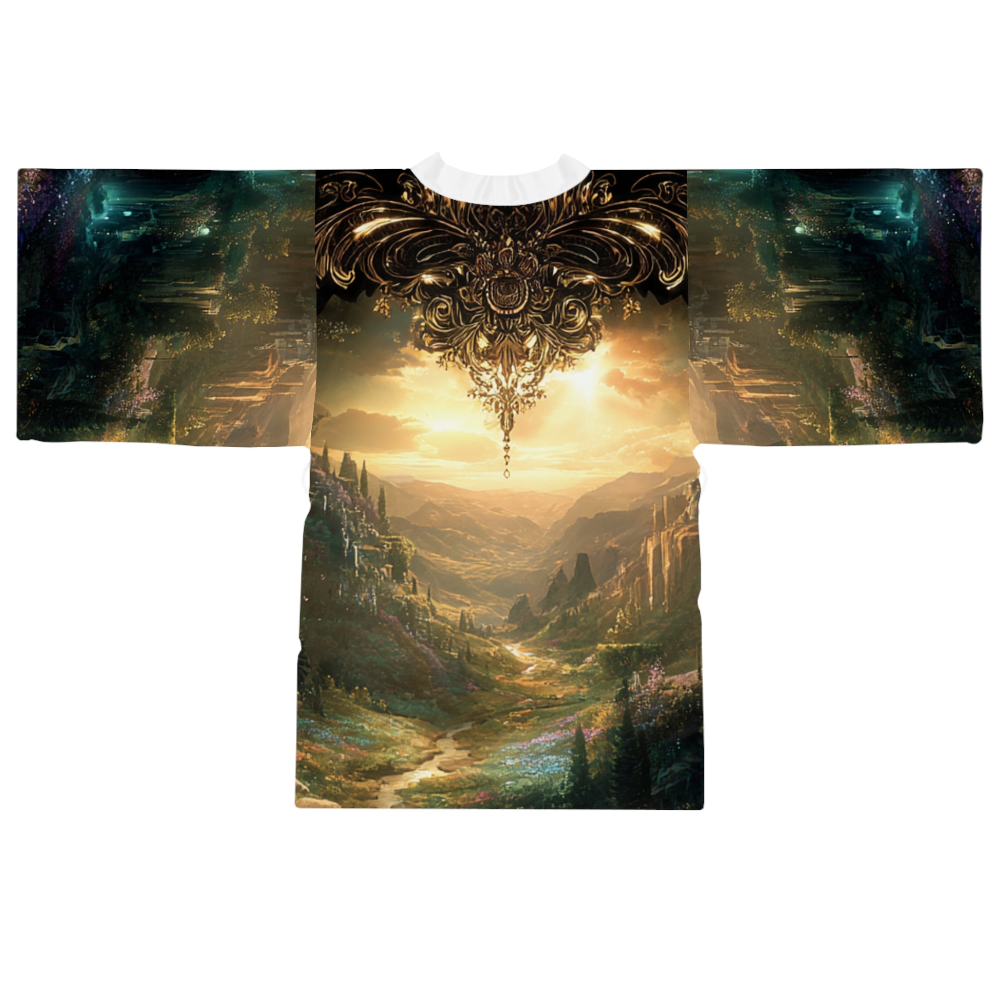 Midnight Reverie Luxe Kimono