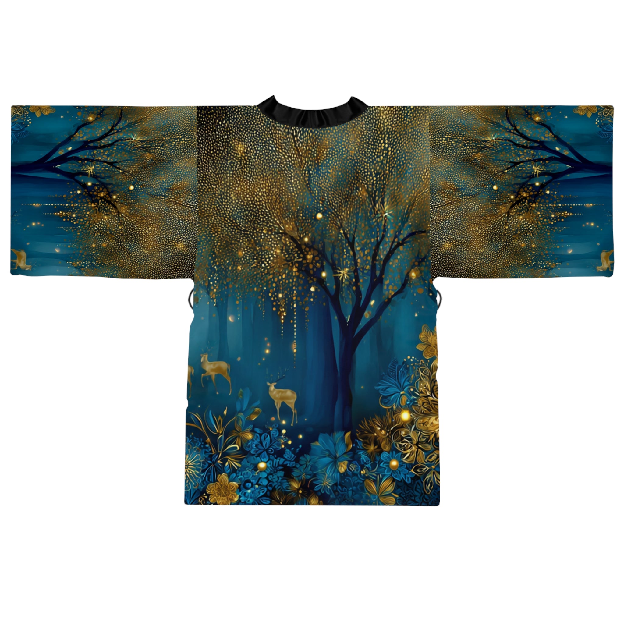 Long Sleeve Kimono Robe (AOP)