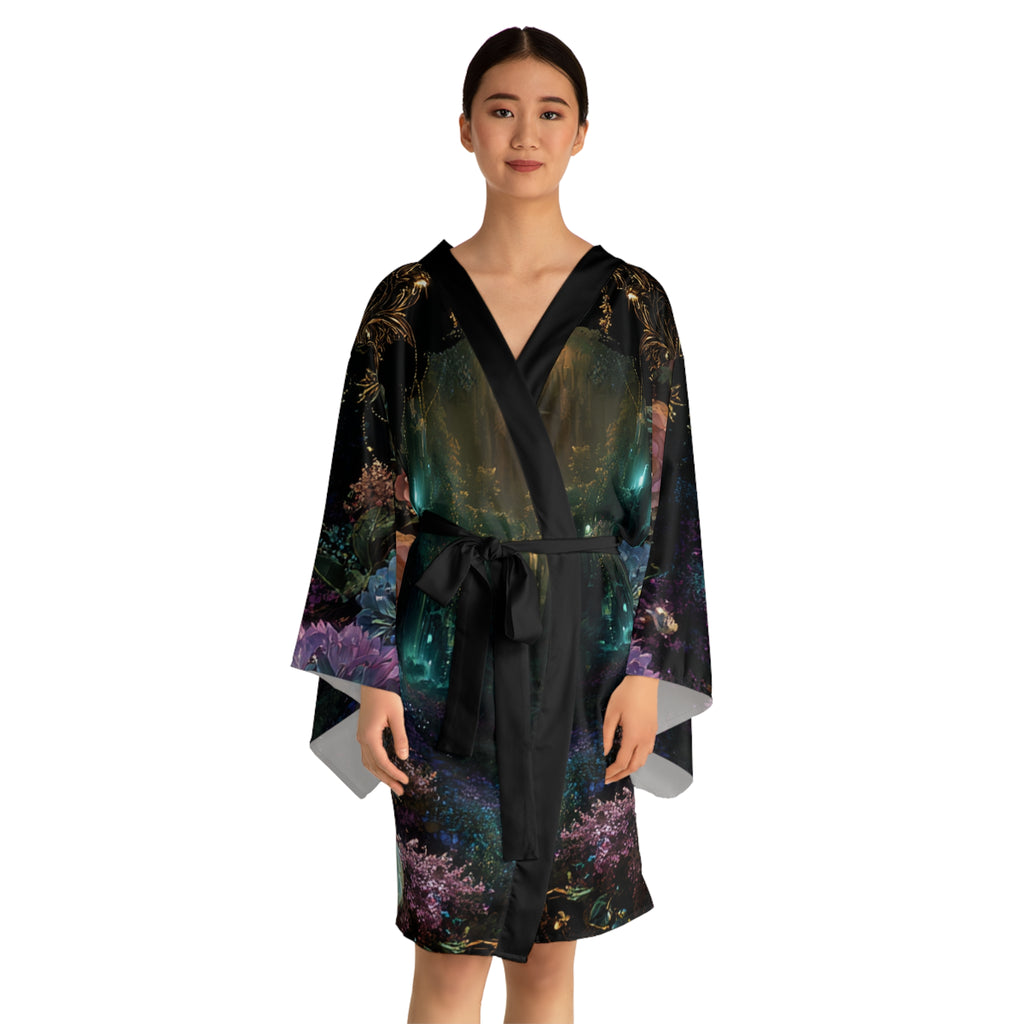 Midnight Reverie Luxe Kimono