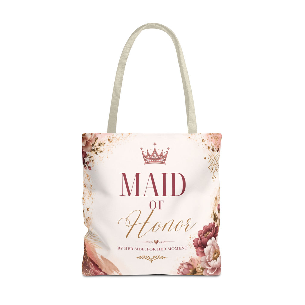 Maid or Matron of Honor Floral Tote Bag | Wedding Thank You Gift