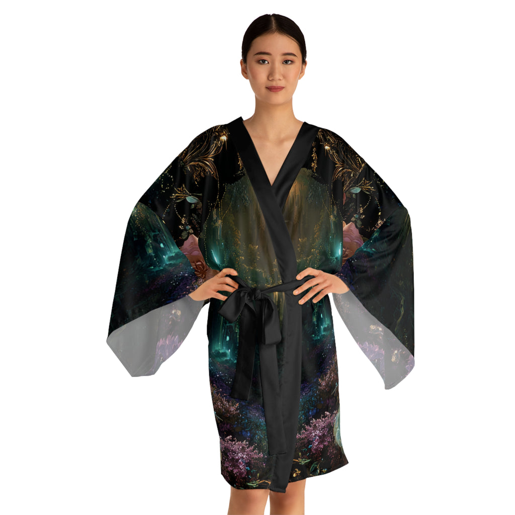 Midnight Reverie Luxe Kimono