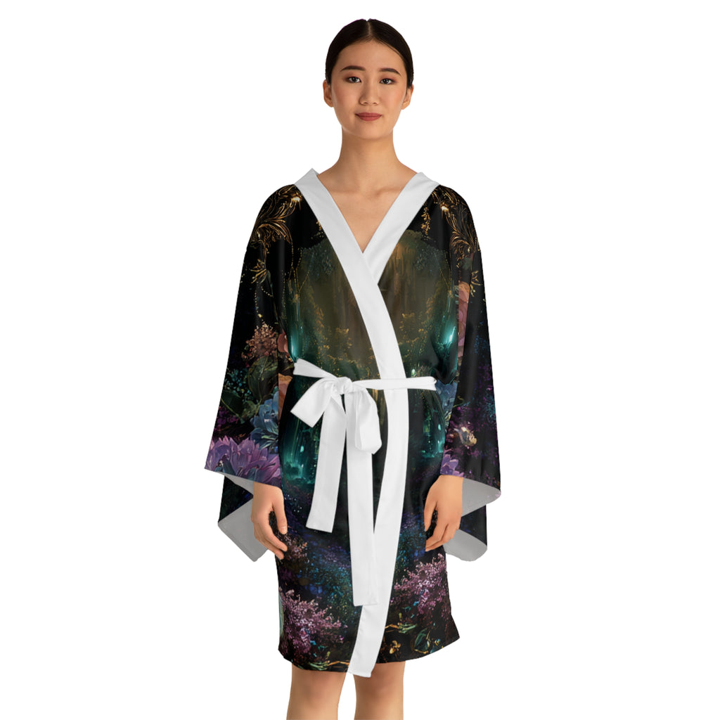Midnight Reverie Luxe Kimono