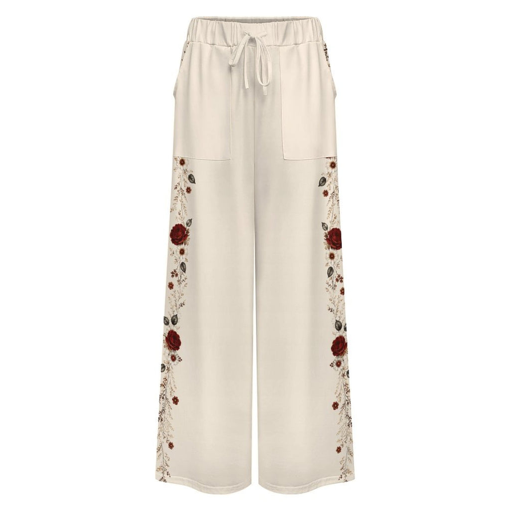 Autumn Bloom Wide-Leg Pants