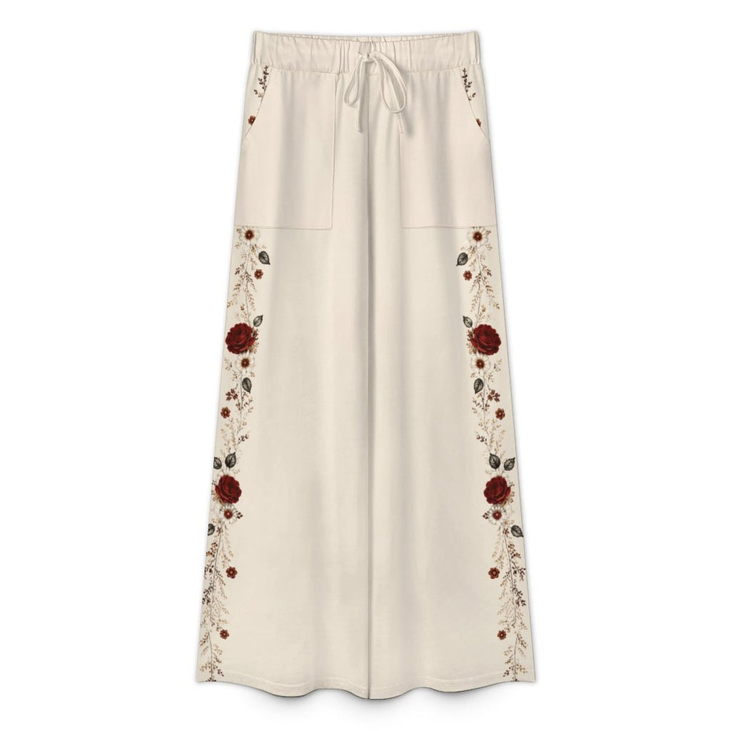 Autumn Bloom Wide-Leg Pants