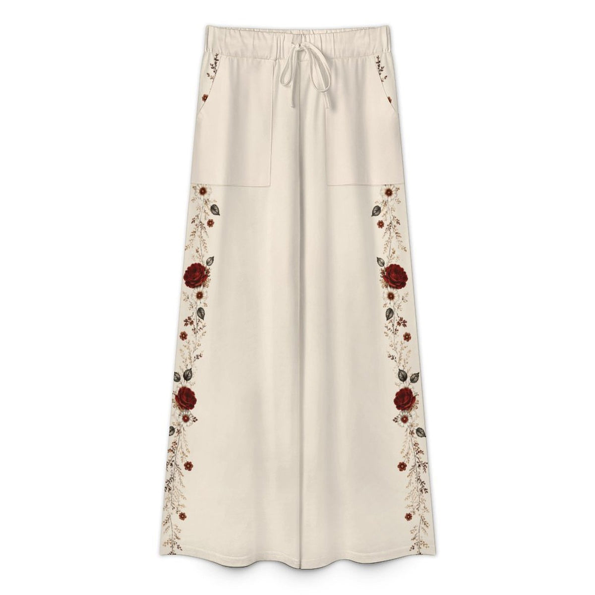 Autumn Bloom Wide-Leg Pants